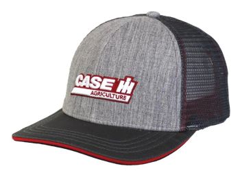 A2944 - Grijze pet met mesh achterkant CASE IH Landbouw