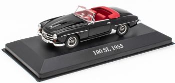 ATL7905001 - MERCEDES BENZ 190SL 1955 cabriolet open zwart