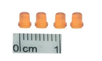 GF-ACC-10 - 4 kleine lichtgevende oranje bakens - hoogte 3,5mm diameter 2,5mm
