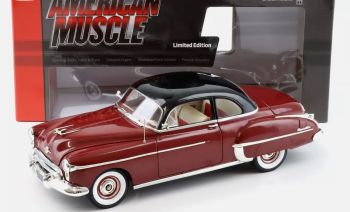 AMM1304 - OLDSMOBILE Rocket 88 Holiday coupé 1950 rood en zwart