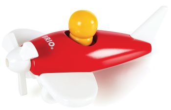 BRIO30205R - Rode houten zweefvliegtuig