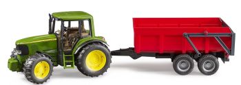 BRU2057 - JOHN DEERE 6920 met aanhanger
