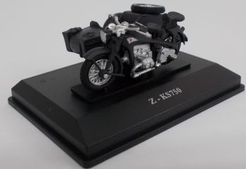 CAR245C - ZUNDAPP Z-KS750 zijspan zwart