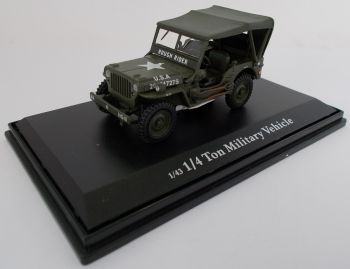 CAR4-91870 - JEEP US Army bedekt 1/4 ton militair voertuig 6 juni 1944 D-Day