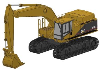 CCM350L - Graafmachine CATERPILLAR 350L DELAI À VENIR
