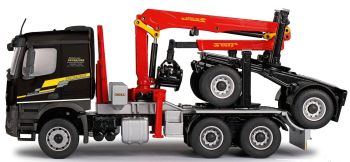 CON78179/01 - MERCEDES BENZ Arocs 6x4 houttransporter met Epsilon kraantransport NEUHAUSER