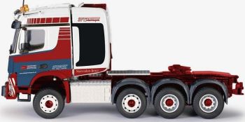 CON78246 - MERCEDES BENZ Arocs Stream Space 8x6 en SPIEGL dieplader aanhanger
