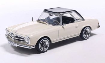 IXOCLC617N.22 - MERCEDES-BENZ 230SL HardTop 1964 Metallic beige en zwart