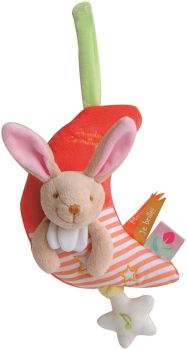 DC3015LAPIN - Muziekdoos - Lichtgevend - Konijn 20 cm