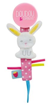 DC3424LAPIN - Speenclip Vanille/aardbei - Konijn