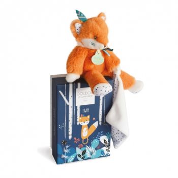 DC3633 - Pluche vos met deken TIWIPI - 21cm