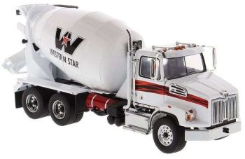 DCM71035 - WESTERN STAR 4700SB 6x4 Bovenfrees Wit
