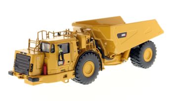 DCM85516 - Dumper CATERPILLAR AD60 tunnelboormachine met driver en metalen box functionele verlichting