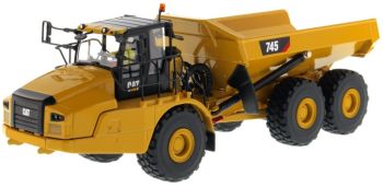 DCM85528 - CATERPILLAR 745 knikdumper met chauffeur