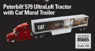 DCM85665 - PERTERBILT 579 met CATERPILLAR aanhanger