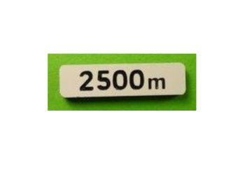 MCD-033 - Bewegwijzeringspaneel op 2500m - In kitvorm