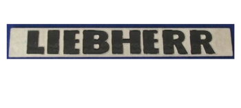 YCC667 - 6 Logo voor LIEBHERR LR1750 kraan