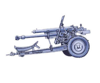 AHK35504 - Late productie 4.7cm pak 36 antitankkanon