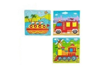 LPLI8710 - 1 9-delige houten puzzel - willekeurig model