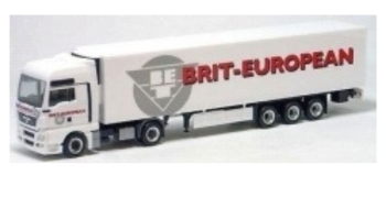HER280384 - MAN TGA met BRIT EUROPESE huifoplegger