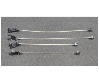 YCC783C-4 - Arrow metalen kabels voor LG 1550 Zwart RAL9005