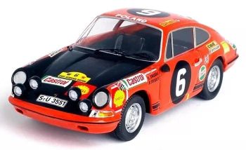 TRODSN127 - PORSCHE 911S #6 East African Safari 1970 S.ZASADA / M.SOCHACKI - Gelimiteerd tot 150 stuks.