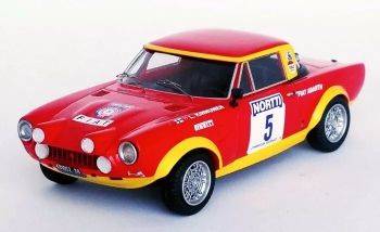 TRODSN149 - FIAT 124 Abarth Rallye #5 1000 Lakes rallye 1974 L.KINNUNEN / A.AHO - Gelimiteerd tot 150ex.