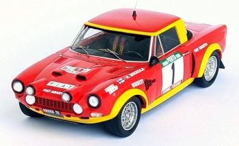 TRODSN193 - FIAT 124 Abarth #1 2e Rally van Portugal 1975 H.MIKKOLA / J.TODT - Gelimiteerd tot 150ex.