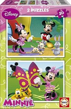 EDU15135 - 2 puzzels 20 stukjes DISNEY - Minnie