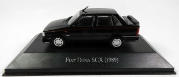 MAGARGAQV14 - FIAT Duna SCX 1989 zwarte 4-deurs sedan verkocht in blisterverpakking