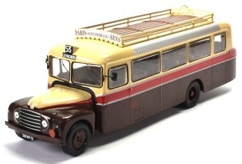 G1255025 - Bus CITROEN 46 DP UAD 1955 lijn 53 Parijs-Fontainebleau-Sens
