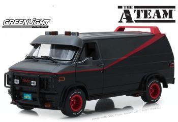 GREEN13521 - GMC Vandura 1983 Het A-Team All Risks Agency (1983-1987)