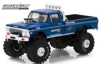 GREEN86097 - FORD F-250 monstertruck Bigfoot #1 1974 blauw
