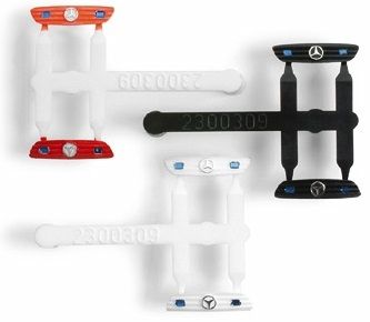 HER052351 - 8 roosters voor MERCEDES BENZ Vito met blauwe lichten 2 rood; 2 zwart; 2 wit; 2 oranje