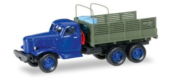 HER745581 - ZIL 151 6X4 met dieplader en laden
