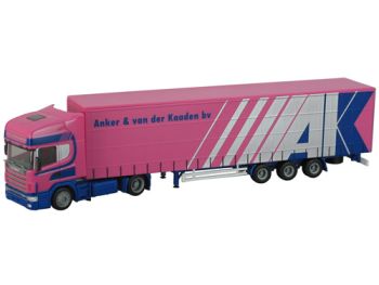 HER1470 - SCANIA 144 4x2 met oplegger 3 Assen - ANKER & VAN KAADEN