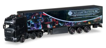 HER307000 - SCANIA R TL 6x4 Transport John Vonk met 3-assige semi-koelkast