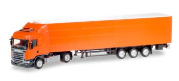 HER307451 - SCANIA R13 HL 4x2 en dekzeil aanhanger
