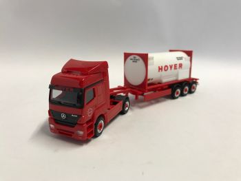 HERHOYER - MERCEDES Actros 4x2 met HOYER containeroplegger