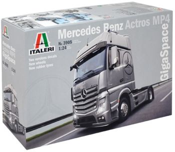 ITA3905 - MERCEDES BENZ Actros MP4 Gigaspace 4x2 model om te monteren en te schilderen