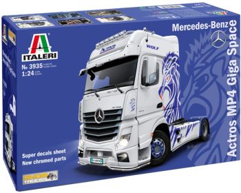 ITA3935 - MERCEDES Actros MP4 Giga Space 4x2 om te monteren en te schilderen