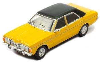 IXOCLC344N - FORD Taunus GLX 1983 geel zwart dak
