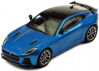 IXOMOC297 - JAGUAR F-Type SVR 2016 blauw zwart dak