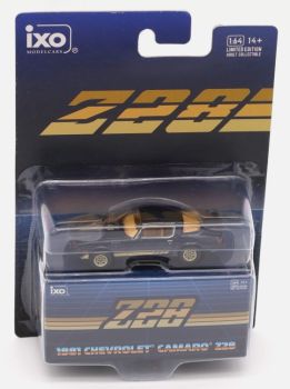 IXO-IA64018 - CHEVROLET Camaro Z28 1981 Metallic blauw (blisterverpakking)