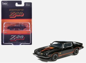 IXO-IA64023 - CHEVROLET Camaro Z28 1977 Zwart in blister