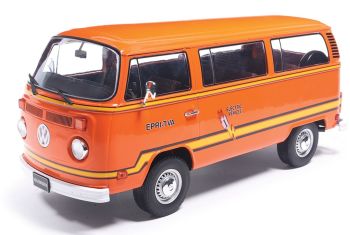 IXO-U18RDC004-B - VOLKSWAGEN Type 2-bus 1978 (oranje) – Elektrische bestelwagen