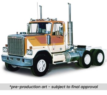 IXO-U64TR013 - GMC General 6x4 1980 Oranje / Geel en Beige