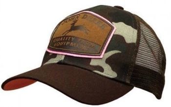 JA2308-0416-BW - JOHN DEERE camouflagepet voor dames Quality Farm Equipment