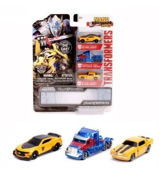 JAD253111000 - Nano HOLLYWOOD RITTEN - 3 TRANSFORMERS auto's