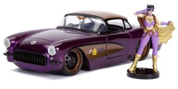 JAD253255007 - CHEVROLET Corvette Batgirl 1957 met figuur inbegrepen